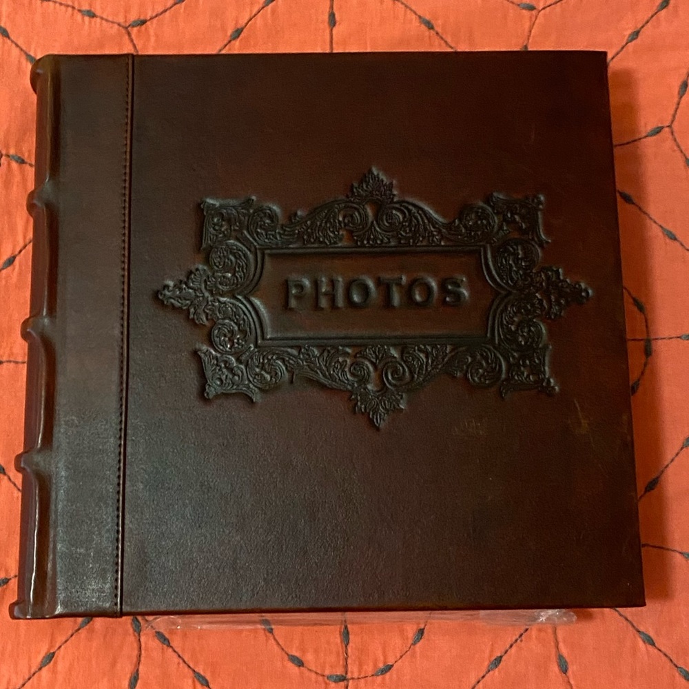 Brown Leather Photo Album from Barnes & Noble